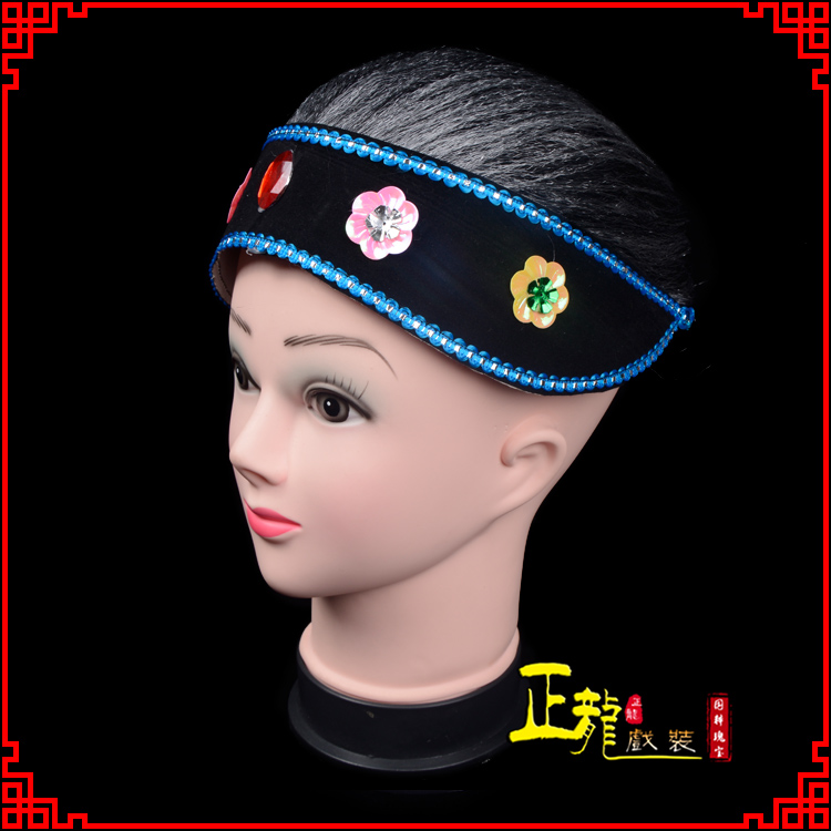 信宜老旦媒婆穷老太婆假发套 老旦头套