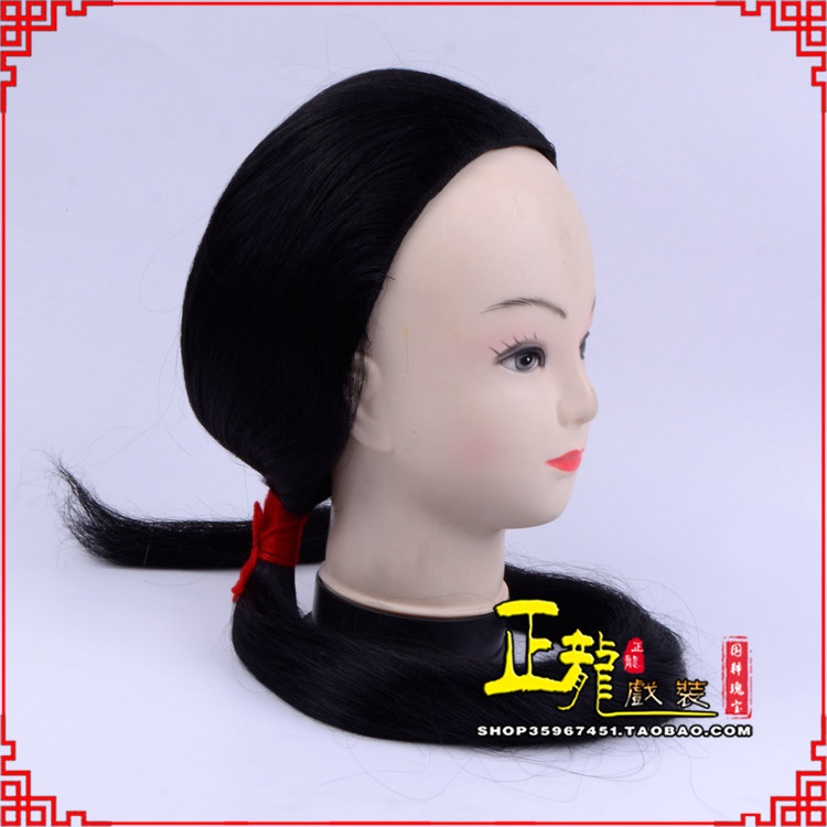 信宜古装影视演出头套花旦假发 真发古装发