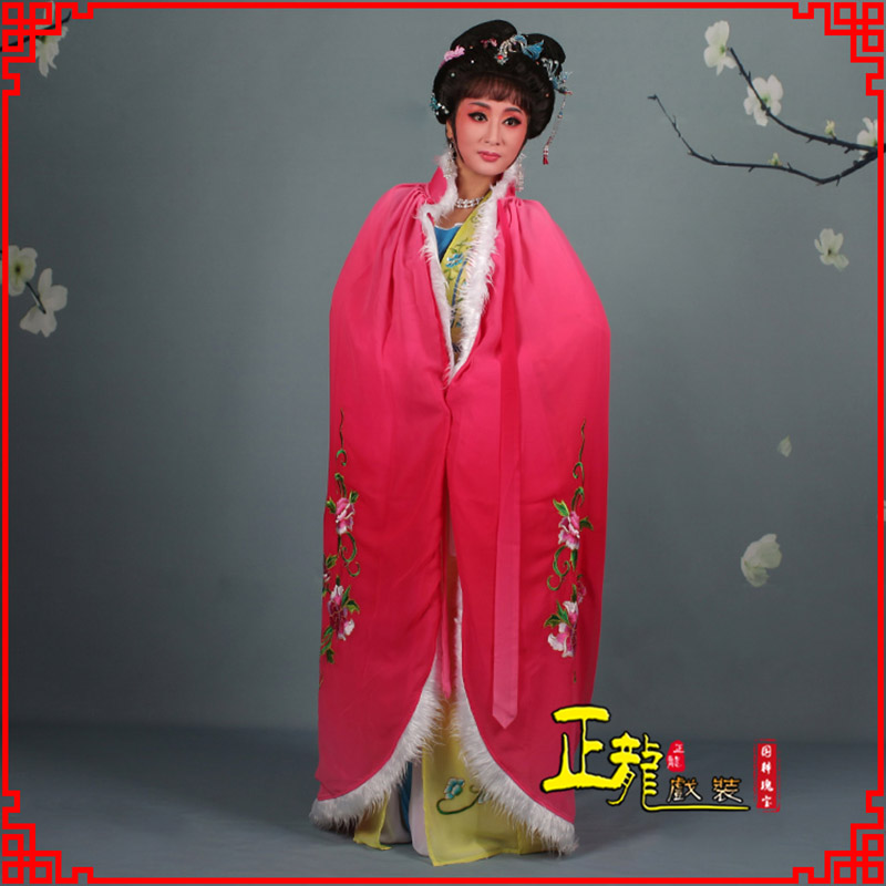 信宜小花旦绣花斗篷 花旦披风