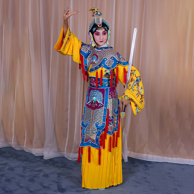 信宜霸王别姬虞姬服 软绉别姬服