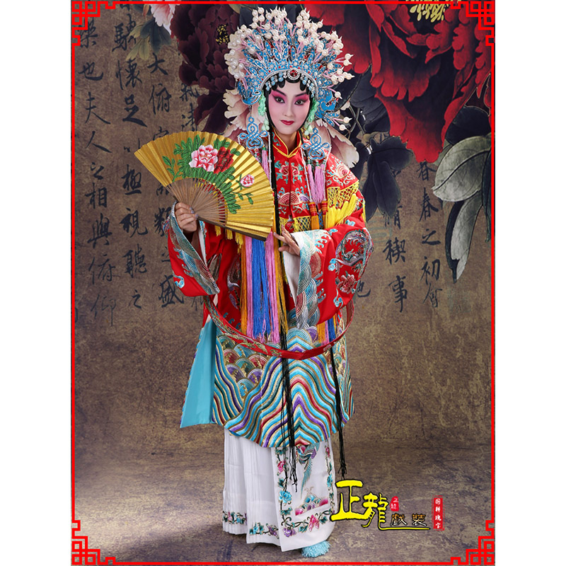 信宜凤袍杨贵妃贵妃醉酒 软绉团凤女蟒